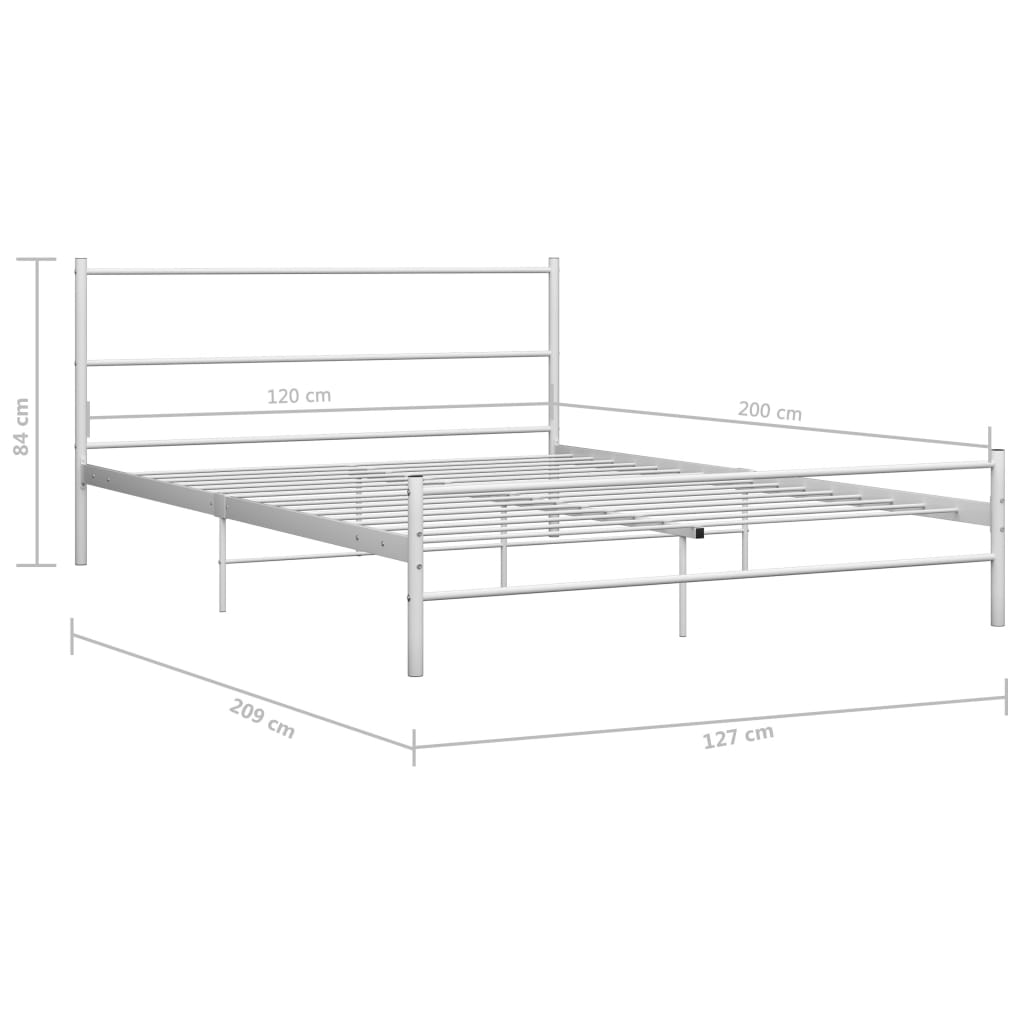 284694  Bed Frame Without Mattress Metal