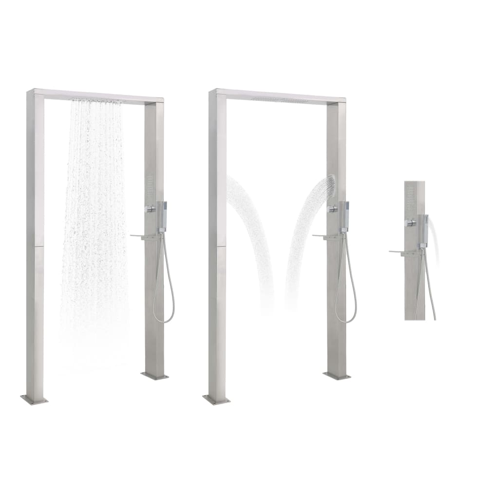 Outdoor Shower Stainless Steel Double Jets