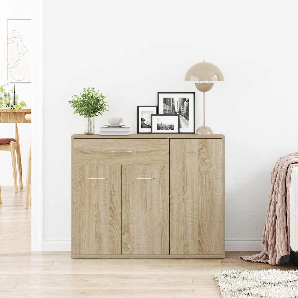 Sideboard Sonoma Oak 88x30x70 cm Engineered Wood