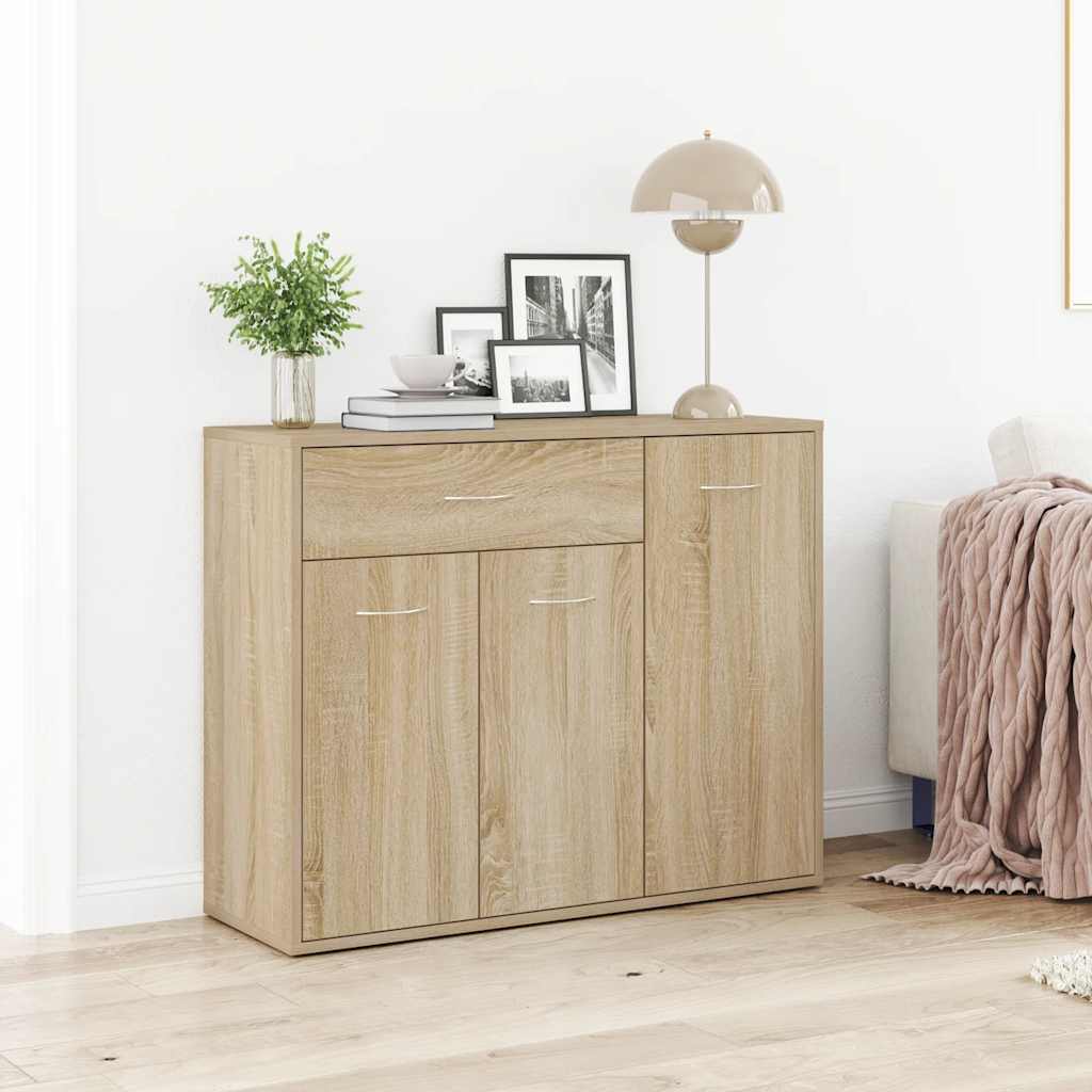 Sideboard Sonoma Oak 88x30x70 cm Engineered Wood