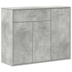 Sideboard Concrete Grey 88x30x70 cm Engineered Wood