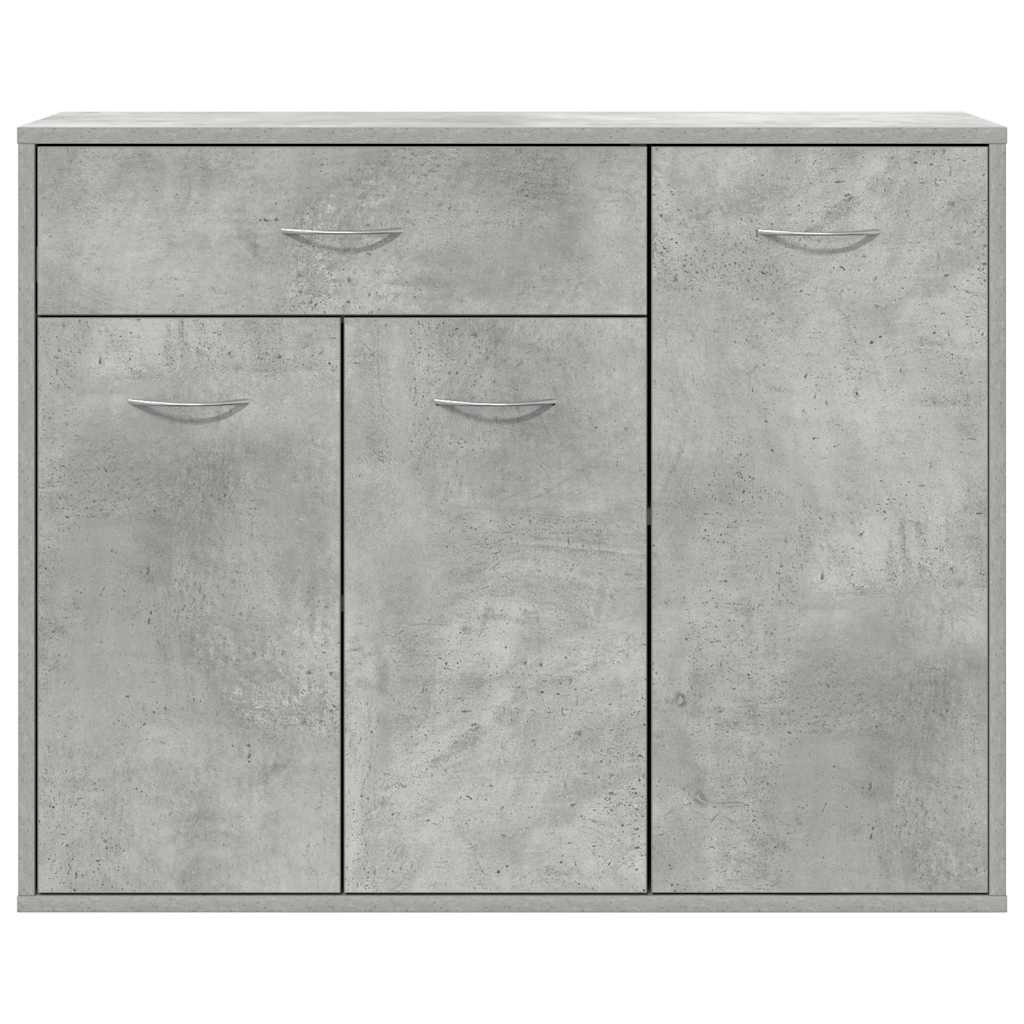 Sideboard Concrete Grey 88x30x70 cm Engineered Wood