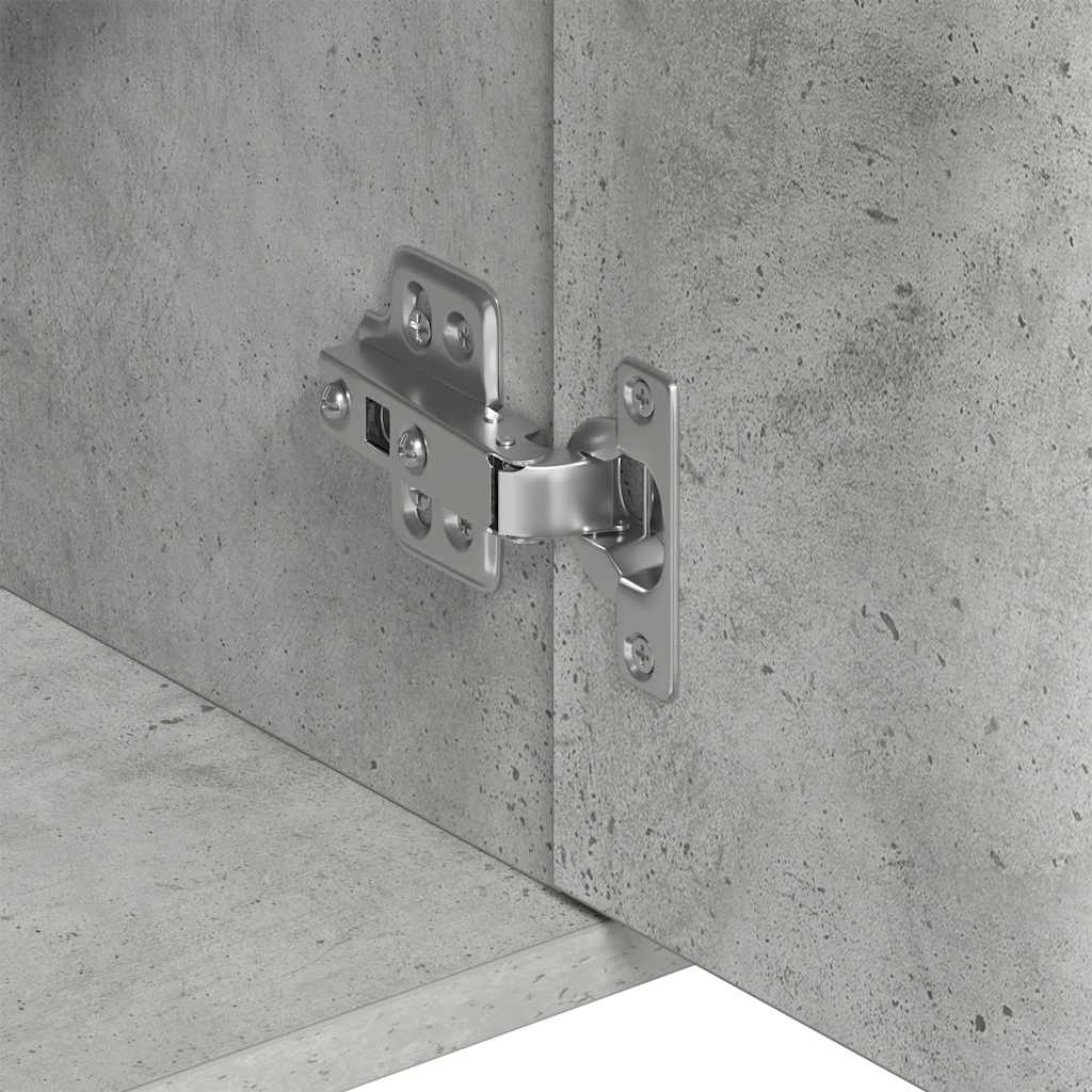 Sideboard Concrete Grey 88x30x70 cm Engineered Wood