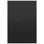 3-Door Wardrobe 120X50X180 Cm Engineered Wood