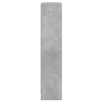 3-Tier Book Cabinet Concrete Grey 40x24x109 cm Engineered Wood