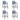 Garden Bar Chairs 4 pcs Grey Textilene