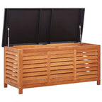 Garden Storage Box 117x50x55 cm Solid Eucalyptus Wood