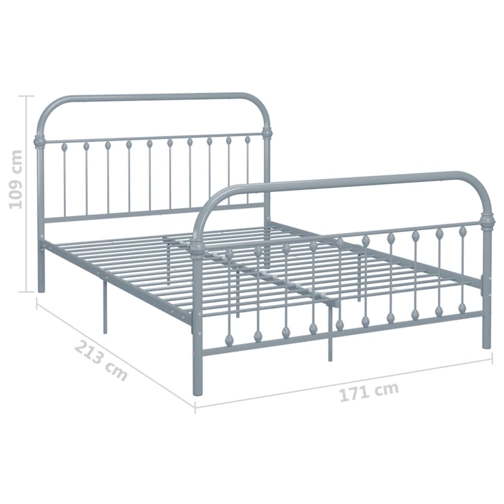 284508  Bed Frame Without Mattress Metal