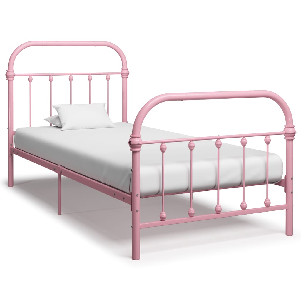 284508  Bed Frame Without Mattress Metal
