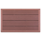 Floor Element for Solar Shower Brown 101x63x55 cm WPC