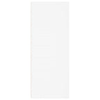 2-Tier Book Cabinet White 40x30x76.5 cm Engineered Wood