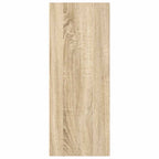 2-Tier Book Cabinet Sonoma Oak 40x30x76.5 cm Engineered Wood