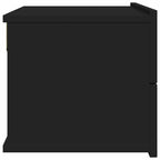 Bedside Cabinet Black 40x30x30 cm Engineered Wood