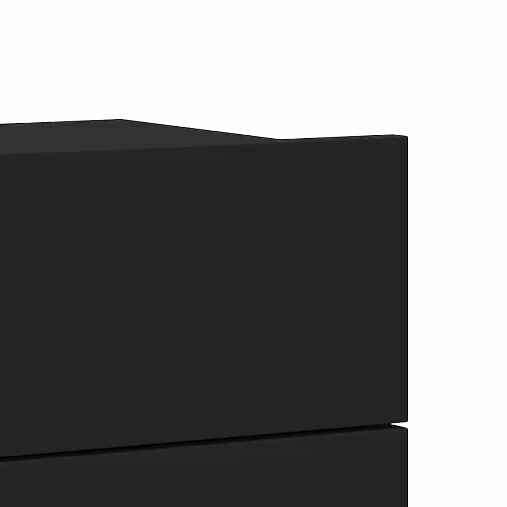 Bedside Cabinet Black 40x30x30 cm Engineered Wood