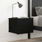 Bedside Cabinet Black 40x30x30 cm Engineered Wood