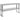 2-Tier Work Table Overshelf Stainless Steel