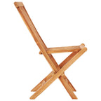 3 Piece Folding Bistro Set Solid Teak Wood