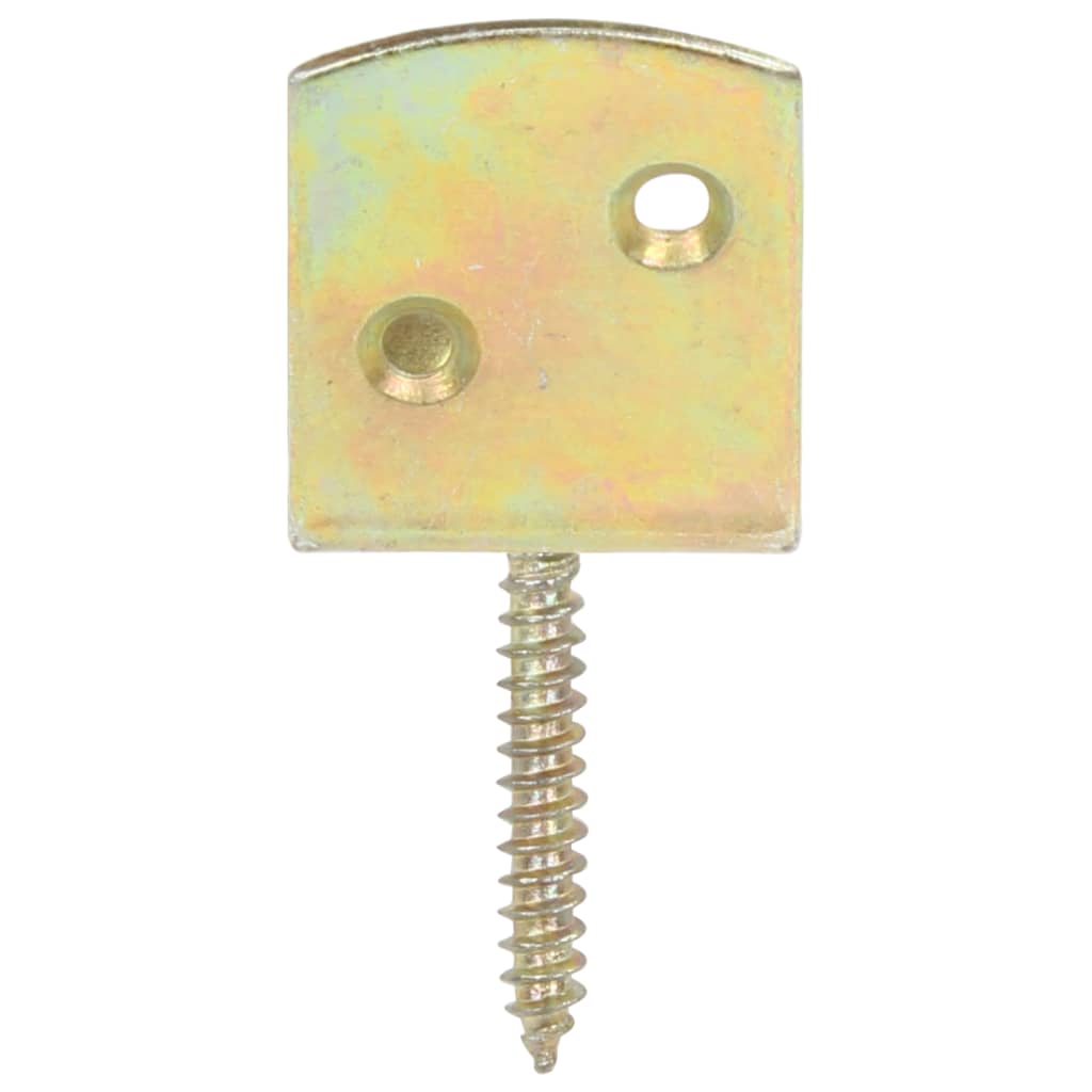 Fence Panel Brackets 4 pcs L Shaped Galvanised Metal