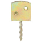 Fence Panel Brackets 4 pcs L Shaped Galvanised Metal