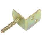 Fence Panel Brackets 4 pcs L Shaped Galvanised Metal