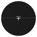 Jumping Mat Fabric Black for 10 Feet/3.05 m Round Trampoline