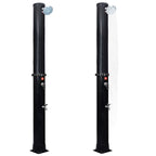 Outdoor Solar Shower with Shower Head and Faucet 40 L