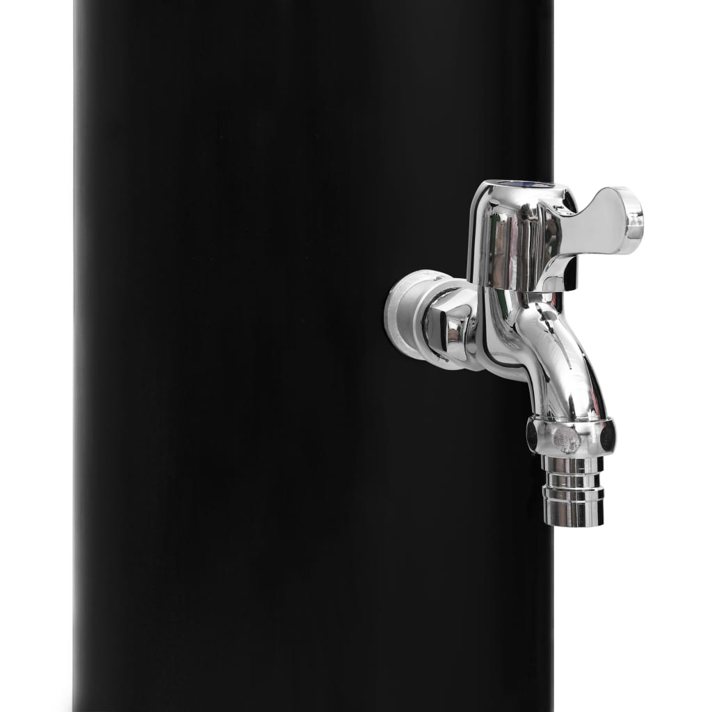 Outdoor Solar Shower with Shower Head and Faucet 40 L