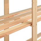 5-Tier Storage Racks 3 Pcs 170X38X170 Cm Solid Pinewood 500 Kg