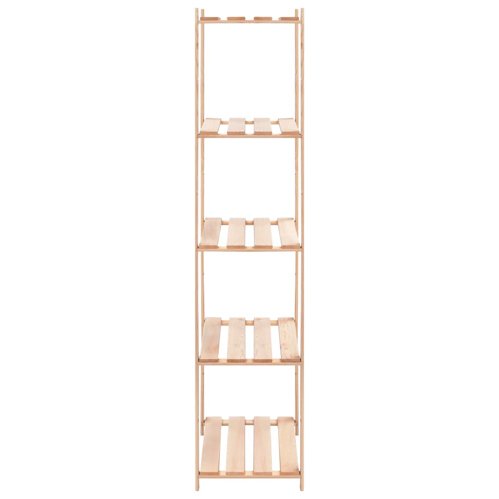 5-Tier Storage Racks 2 Pcs 80X38X170 Cm Solid Pinewood 250 Kg