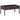 Garden Table Brown 75x40x37 cm Poly Rattan