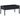 Garden Table Black 75x40x37 cm Poly Rattan