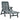 Folding Sun Lounger Plastic Green