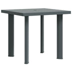 Garden Table Green 80x75x72 cm Plastic