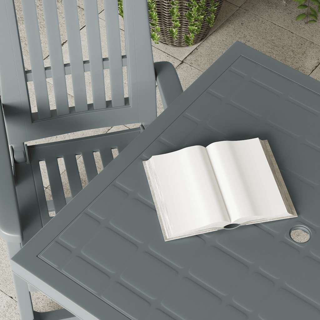 Garden Table Green 80x75x72 cm Plastic