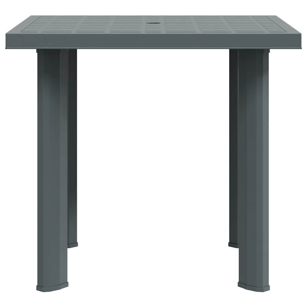 Garden Table Green 80x75x72 cm Plastic