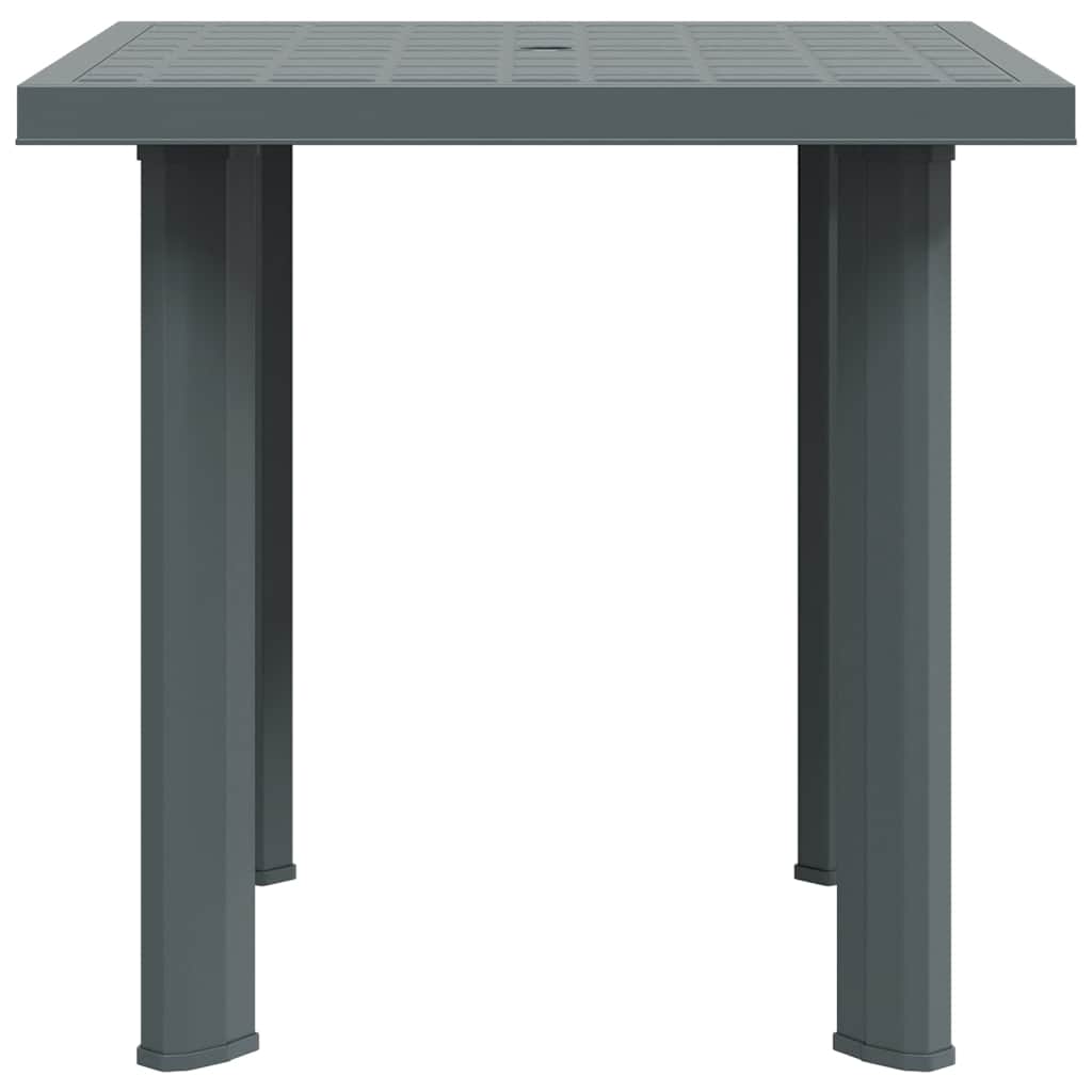 Garden Table Green 80x75x72 cm Plastic