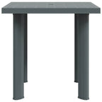 Garden Table Green 80x75x72 cm Plastic