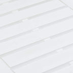 Garden Table White 78x55x38 cm Plastic