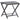 Folding Stool Poly Rattan Grey