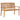 2-Seater Stacking Garden Bench 128.5 cm Solid Teak Wood