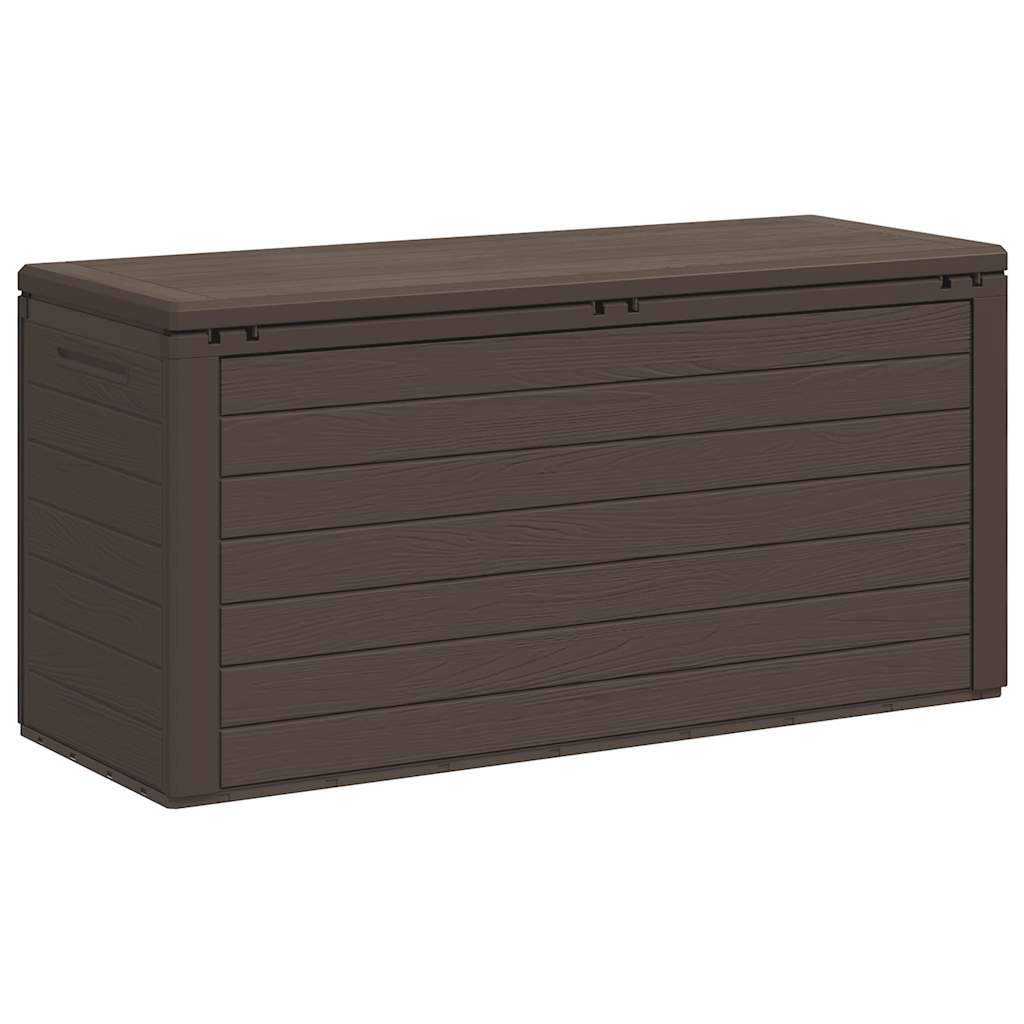 Garden Storage Box Brown 116x44x55 cm