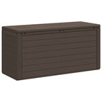 Garden Storage Box Brown 116x44x55 cm