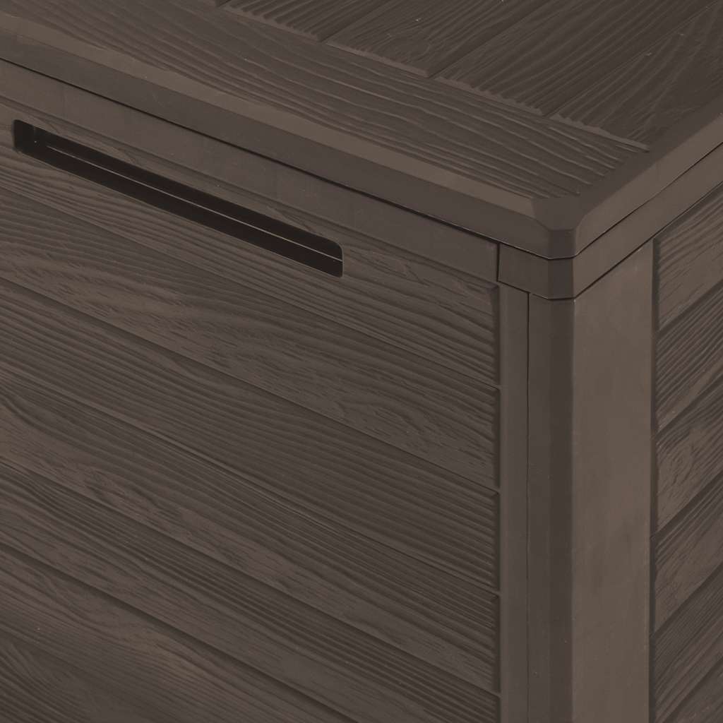 Garden Storage Box Brown 116x44x55 cm