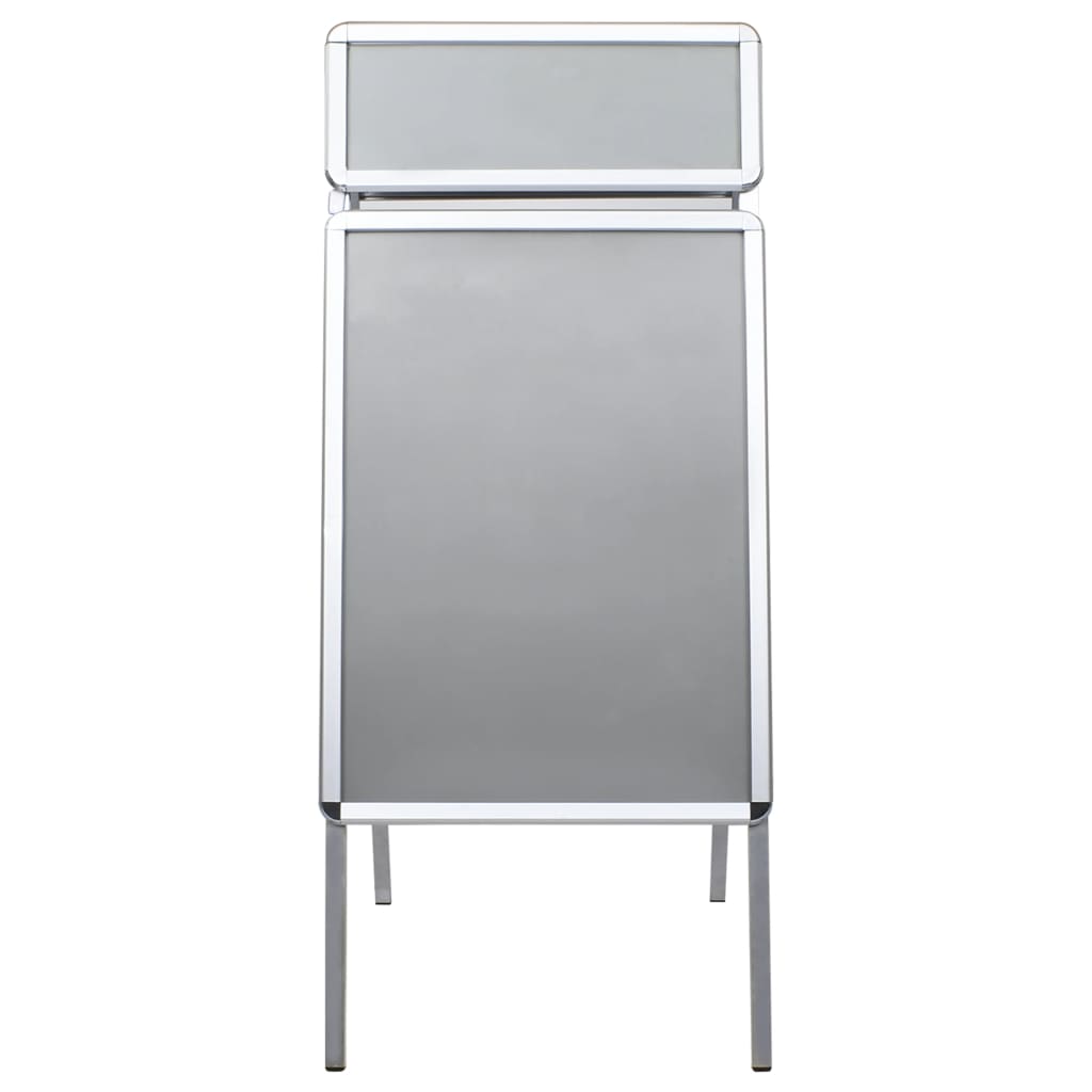 A1 Customer Stopper Poster Stand With Header Aluminium