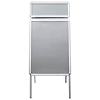 A1 Customer Stopper Poster Stand With Header Aluminium