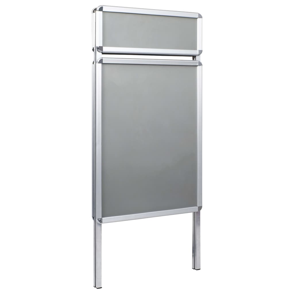 A1 Customer Stopper Poster Stand With Header Aluminium