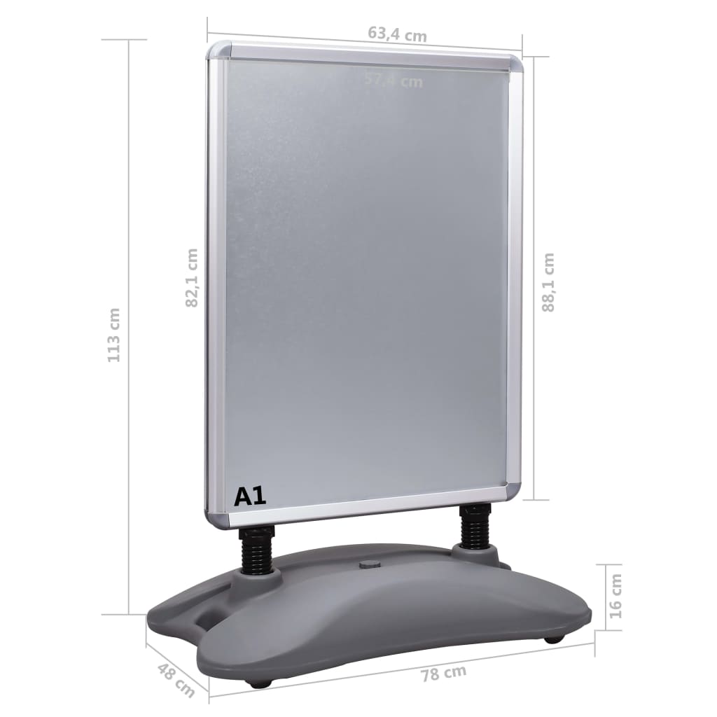 A1 Waterbase Poster Stand Aluminium Alloy