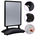 A1 Waterbase Poster Stand Black Aluminium Alloy