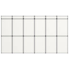 18-Panel Folding Exhibition Display Wall 362X200 Cm White