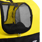 2-In-1 Pet Bike Trailer & Jogging Stroller Yellow And Black